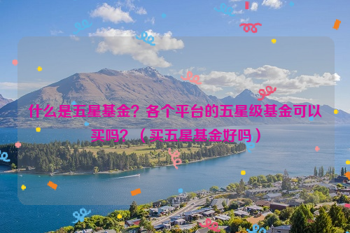 什么是五星基金？各个平台的五星级基金可以买吗？（买五星基金好吗）