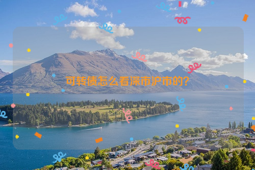 可转债怎么看深市沪市的？